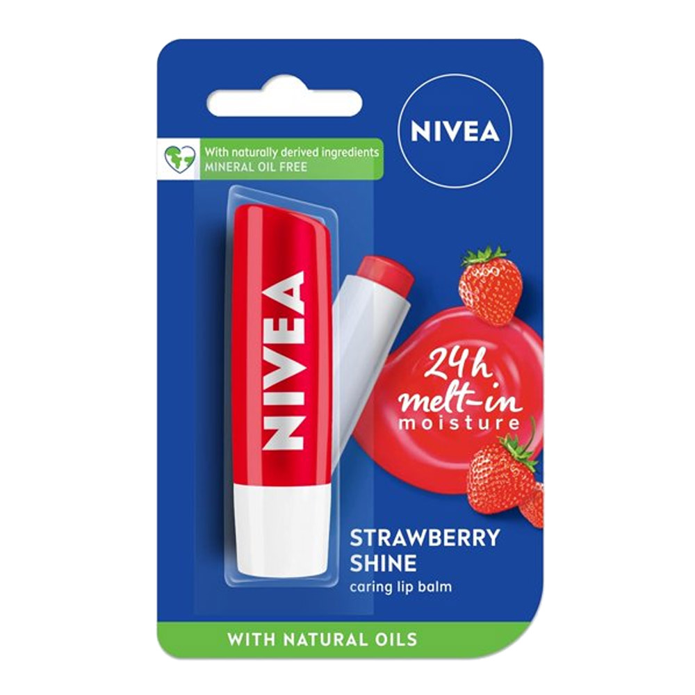 NIVEA Strawberry Shine Lip Balm